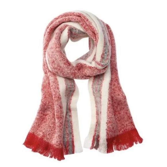 Free People Racer Stripe Blanket Scarf - Picture 1 of 4